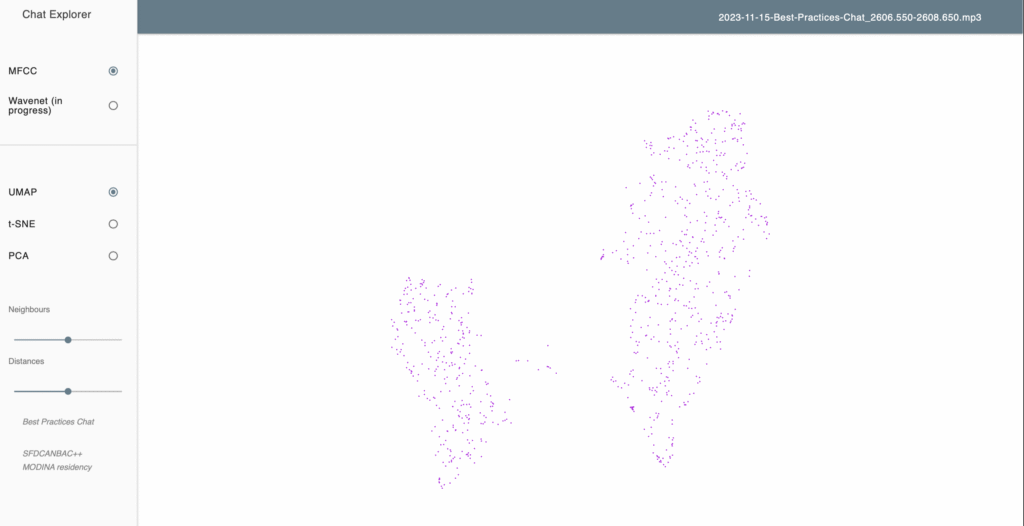Chat visualiser screenshot